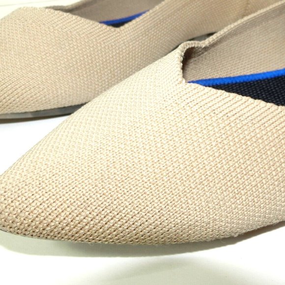 Rothy's The Point Women's Size 9.5 Shoes Camel Tan Patterned Soles Women's Flats - Picture 11 of 11